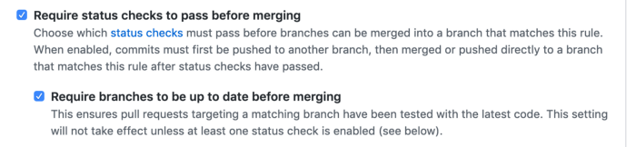 Add merge request checks